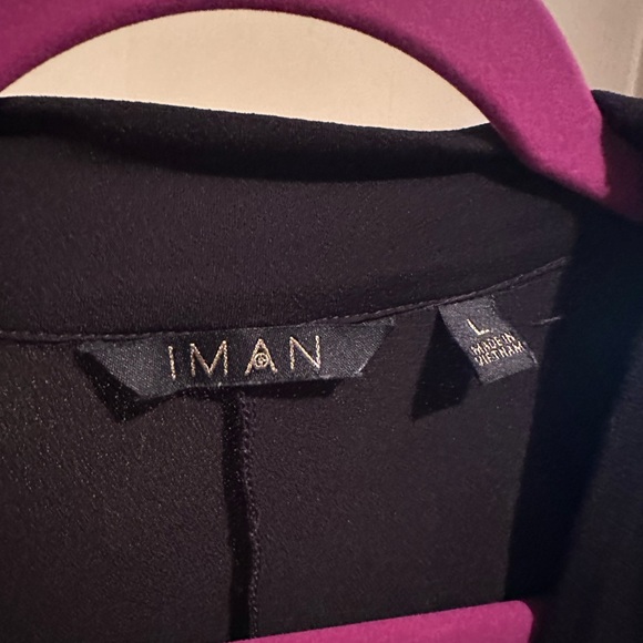 All Black Long Sleeve Iman Cardigan - Picture 3 of 4